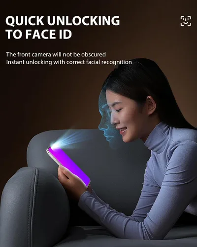 Vista 7 de PDDKISS Compatible con iPhone 13 Pro Max Protector de pantalla de privacidad/Protector de pantalla para iPhone 14 Plus de 6.7 pulgadas, degradado
