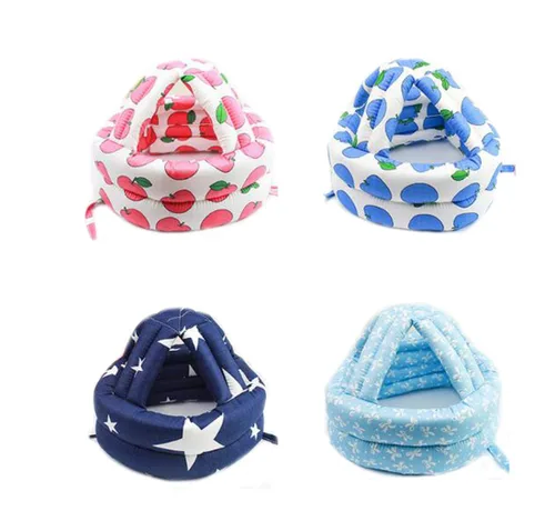 Vista 3 de Gorro de aprendizaje de pasos para bebé, Manzana azul
