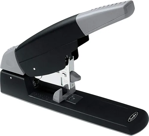 Vista 3 de Swingline Engrapadora resistente, capacidad para 210 hojas, alta capacidad, sin atascos, mango cómodo, metal, negro y gris (90002)