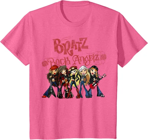 Vista 36 de Bratz Camiseta Rock Angelz Group Shot Negro