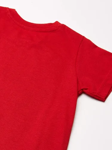 Vista 2 de Disney Mickey Mouse - Camiseta de cumpleaños para niños pequeños y bebés, color rojo, Rojo
