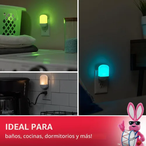 Vista 6 de Energizer - Luz nocturna LED que cambia de color, rojo, verde, azul, morado