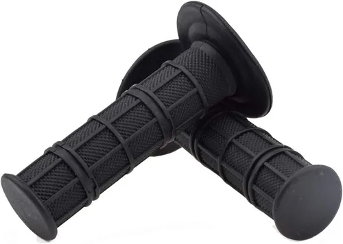 Vista 8 de HIAORS Empuñaduras de mano de motocicleta de 7/8 pulgadas para CRF YZF WRF KXF KLX Pit Dirt Bike Motocross Motocicleta Offroad Dirt Bike Negro