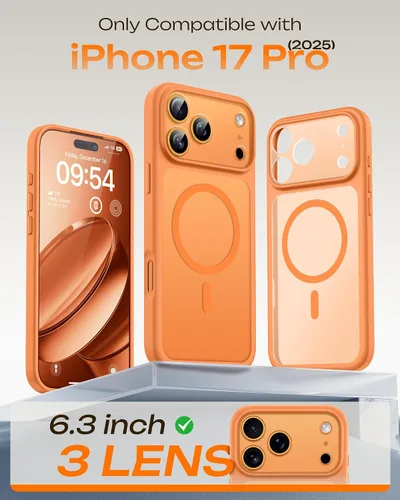 Vista 585 de TOCOL Funda para iPhone 11, compatible con Magsafe, protección completa de cámara, imanes integrados, protección contra caídas, funda translúcida