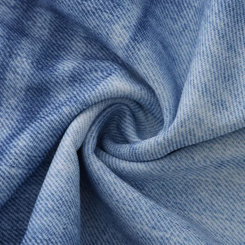 Vista 6 de Jeans para mujer, talla grande, pantalones de mezclilla de cintura alta, pantalones acampanados elásticos con corte de bota, pantalones florales