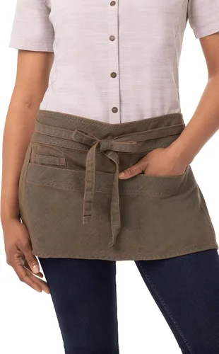 Vista 4 de Chef Works Delantal de cintura unisex Uptown