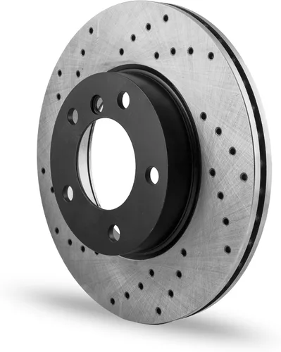 Vista 2 de Drilling GT Sport Brake Disc Rotors Compatible With OPEL ZAFIRA II A05 MINIVAN 2005 2006 2007 2008 2009 2010 2011 2012 2013 2014-1635GVR - Front