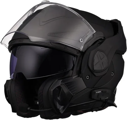 Vista 3 de Casco modular LS2 Helmets Advant X con Bluetooth Cardo 4X integrado