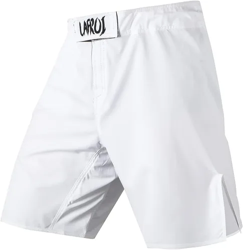 Vista 20 de LAFROI QJK01 Pantalones cortos para hombre, con cordón y 1 bolsillo, para artes marciales mixtas, cross training y boxeo Negro