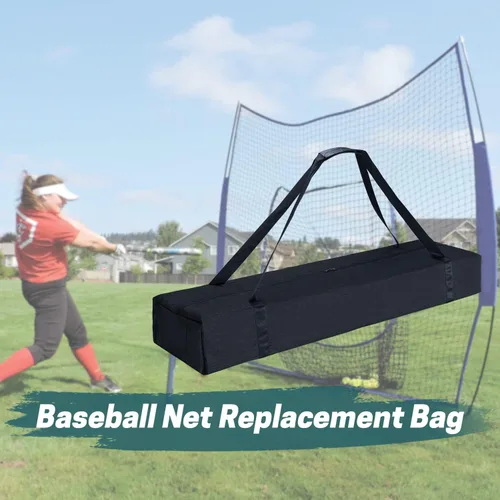 Vista 7 de VISEMAN Bolsa de repuesto de red estilo arco de béisbol sólo, bolsa de red de práctica de béisbol, bolsa de lona de red de béisbol, se adapta a