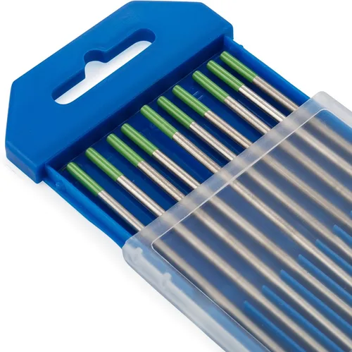 Vista 14 de Midwest Tungsten Service TIG Electrodos de soldadura de tungsteno paquete de 10 unidades (blanco - tungsteno con circonio 0.8% (WZ8, EWZ-0.8), 1/8