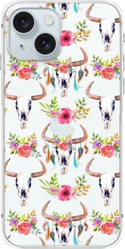 Vista 14 de Blingy's Funda para iPhone 15, divertido estilo plátano, lindo patrón de frutas tropicales, diseño de dibujos animados, funda protectora