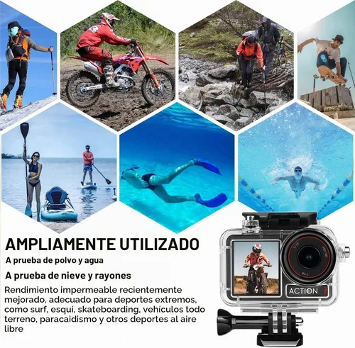 Vista 6 de BO&DQQ Carcasa Subacuática Impermeable Compatible con DJI Osmo Action 5 Pro/Action 4/Action 3, Funda de Cubierta de Buceo de 50 m/164 pies con Kit