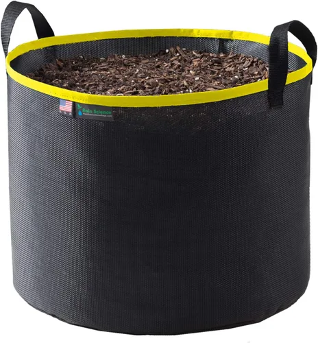 Vista 11 de Bolsa de cultivo de 1 galón, macetas de plantación - Bolsas de cultivo coloridas para plantas, macetas de jardinería y verduras, contenedor de tela