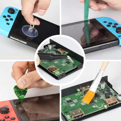 Vista 7 de Destornillador Triwing para Nintendo de Keten kit de herramientas de reparación profesional destornillador triwing para Nintendo New 3DS y Nintendo