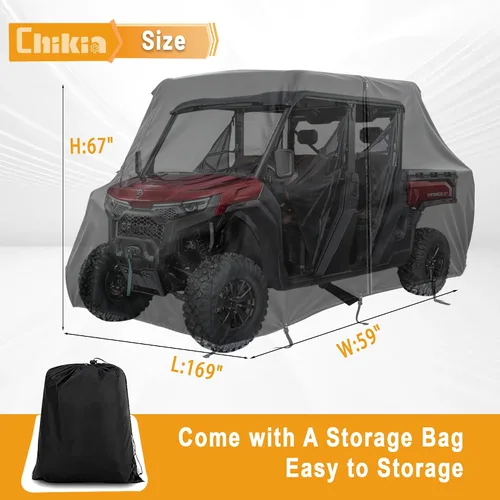 Vista 2 de UTV 4-6 plazas cubierta para Cfmoto Uforce 800XL 1000XL U10 XL PRO