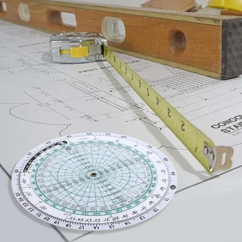 Vista 4 de E6B R Flight Computer Aviation Slide Rule For Pilot Training Plastic