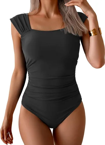 Vista 17 de B2prity Traje de baño de una pieza para mujer con control de abdomen
