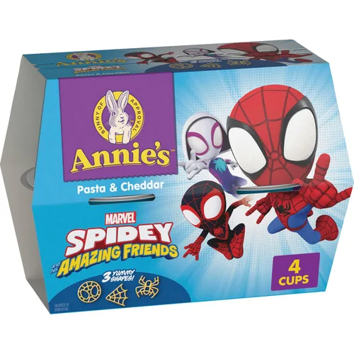 Vista 4 de Annie's Disney Mickey and Friends, macarrones y queso para microondas, 4 tazas, 7.48 onzas
