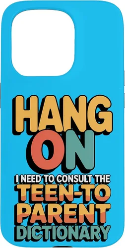 Vista 14 de Hang On I Need The Teen-to-Parent Dictionary Case for iPhone 16