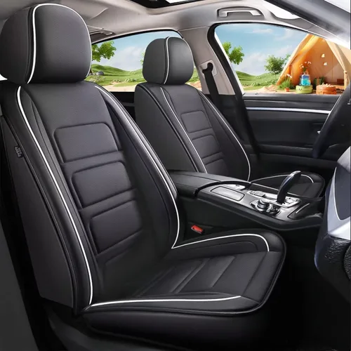 Vista 9 de TTX LIGHTING 2 piezas de fundas para asientos delanteros de automóvil compatibles con Hyundai Tucson 2005-2026, funda impermeable para asiento