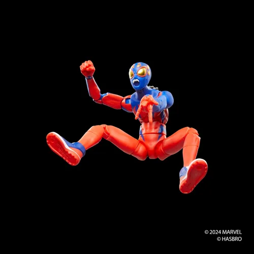 Vista 8 de Marvel Legends Series Spider-Boy, Retro Comics Figura de acción coleccionable de 6 pulgadas