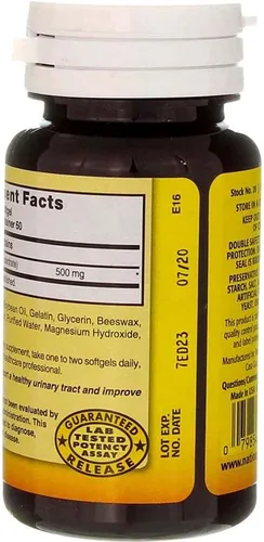 Vista 3 de Nature's Blend Concentrado de Arándano 500 mg 60 Sgels