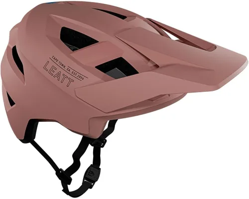 Vista 10 de Leatt Casco MTB AllMtn 2.0 Hebilla magnética Fidlock y visera Blanco crema
