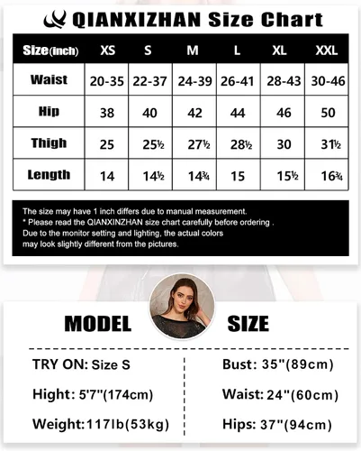 Vista 5 de QIANXIZHAN Pantalones cortos de cuero para mujer, pantalones cortos sexys de cintura alta sintética de pierna ancha SP