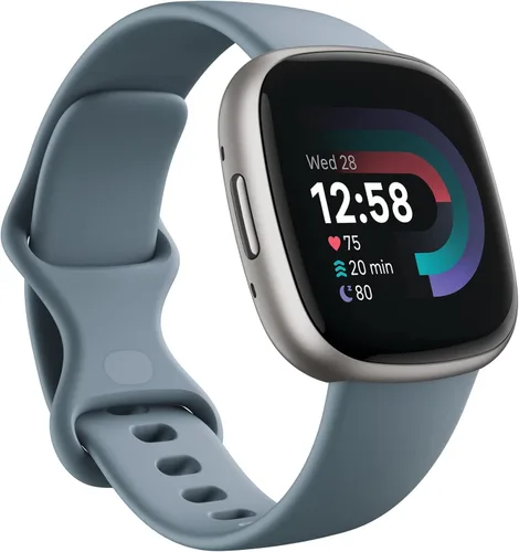 Vista 8 de Fitbit Versa 4 Fitness Smartwatch con Preparación Diaria, GPS, Frecuencia Cardíaca 24/7, Más de 40 Modos de Ejercicio, Seguimiento del Sueño y más