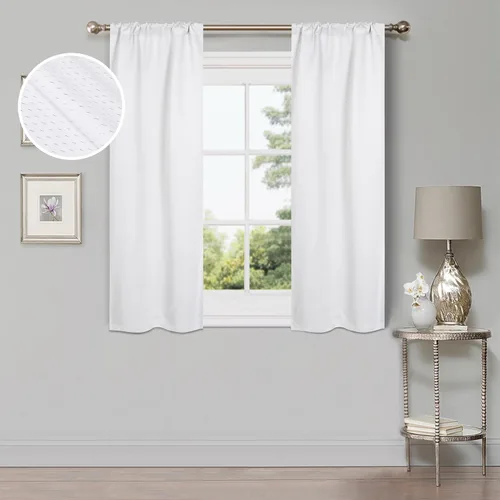Vista 17 de Superior Cortinas opacas, oscurecimiento de la habitación para dormitorio, sala de estar, bloqueo solar, térmicas, estilo moderno, cabecera
