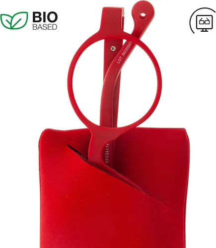 Vista 4 de DIDINSKY lentes de lectura para presbicia para lectores anti luz azul para hombre y mujer. Tacto de goma, patillas flexibles y lentes