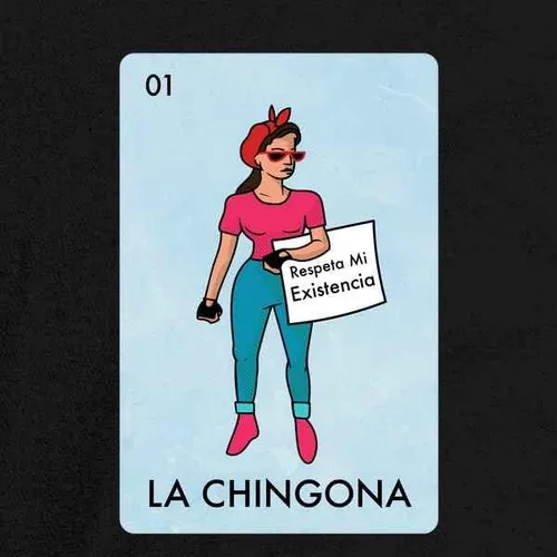 Vista 2 de La Chingona Parody Feminist Latina Canvas Tote Bag