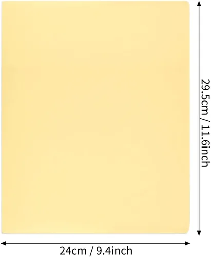 Vista 3 de EOOUT 24 carpetas de plástico con bolsillos, carpetas de bolsillo resistentes, carpetas de archivos de 2 bolsillos con 2 soportes para tarjetas