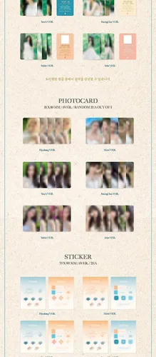 Vista 7 de OH MY GIRL Reloj de arena dorado 9º contenido del mini álbum+POB+Tarjeta fotográfica+seguimiento sellado (conjunto completo