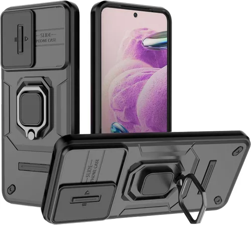 Vista 29 de Funda de teléfono móvil para Xiaomi Redmi A3/Xiaomi Poco C61 Soporte de coche Soporte Ventana corredera Cubierta protectora a prueba de golpes