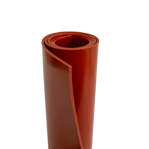 Vista 10 de .125" Caucho de silicona industrial de 1 pulgada x 10 pies Resistente a la temperatura, versátil, duradero y flexible Resistente a la intemperie