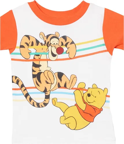Vista 7 de Disney Boys' 4-Piece Snug-fit Cotton Pajamas Set