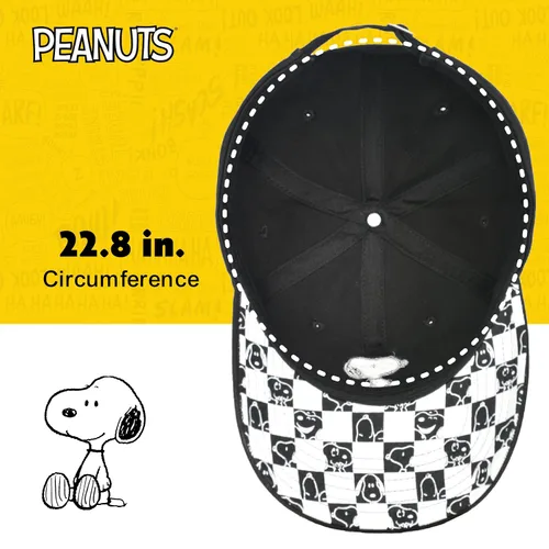 Vista 5 de Concept One Peanuts Snoopy Dad - Gorra de béisbol para adultos con ala curvada