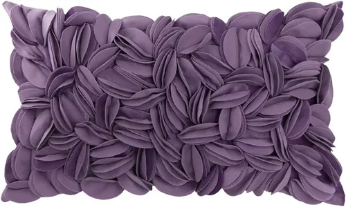 Vista 17 de KINGROSE Funda de Almohada Decorativa para el Hogar Hecha a Mano con Flores 3D Rectangular Cubierta de Cojín 12 x 20 Pulgadas para Cama Sala