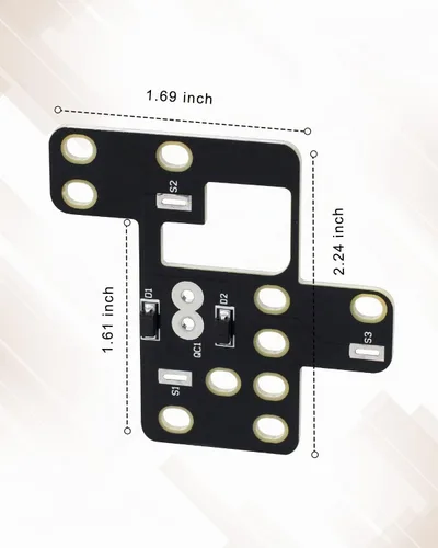 Vista 3 de Módulo de luz HERCOO para GM, 6 módulos de luz alta, luces antiniebla y luces bajas y altas se encienden simultáneamente Compatible con Chevy