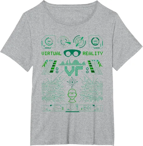 Vista 42 de Camiseta de realidad virtual VR Retro Gamers, Negro, S