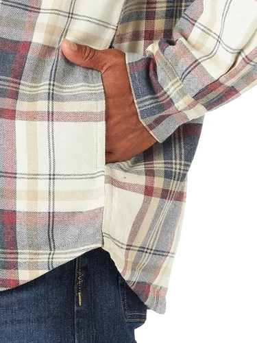 Vista 4 de Wrangler Authentics Men's Long Sleeve Sherpa Lined Shirt Jacket