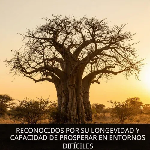 Vista 6 de 6 semillas de baobab (Adansonia) - Semillas de árbol Baobab - Planta tropical exótica rara