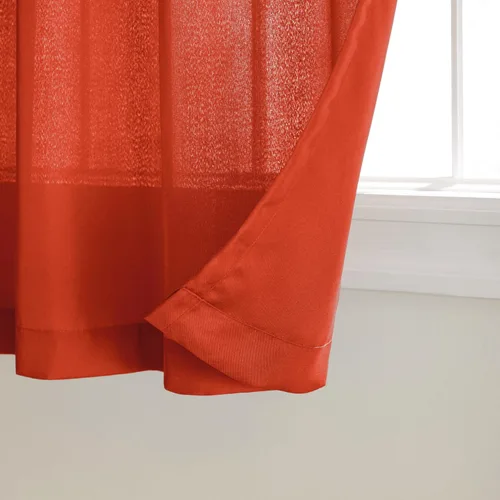 Vista 83 de TOWN & COUNTRY BASICS Cabana Cortinas Sólidas de Peso Pesado para Interiores y Exteriores, Opacidad de Filtrado de Luz con Parte Superior de Ojales