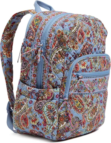 Vista 2 de Vera Bradley Mochila Campus de Algodón para Mujer, Provenza Paisley