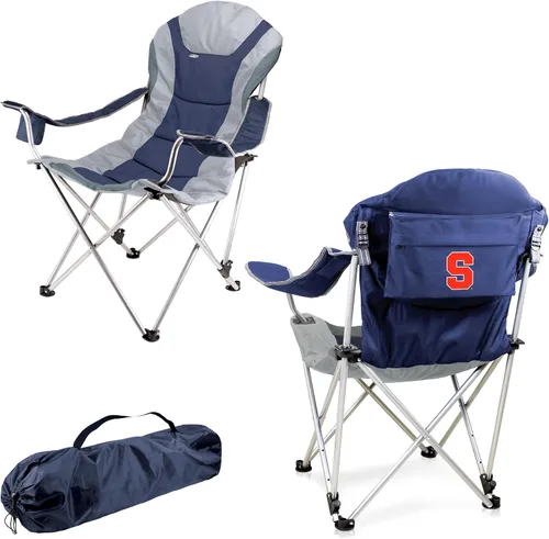 Vista 14 de Picnic TIME NCAA Arkansas Razorbacks Reclining Camp Chair - Beach Chair for Adults - Sports Chair with Carry Bag