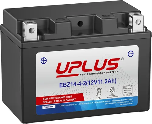 Vista 18 de YT7B-BS UPLUS - Batería para motocicleta EB7B-4, ATV, scooter, ATV AGM, sin mantenimiento, compatible con Yamaha CAN-AM Ducati Kawasaki Suzuki