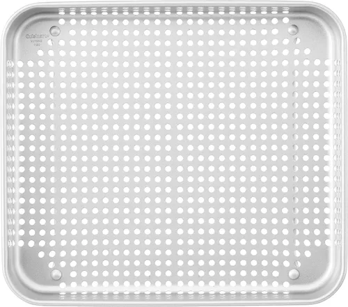 Vista 3 de Cuisinart Cesta antiadherente para freidora de aire, compatible con TOA-60 y TOA-65, ANS-TOA2528, plata