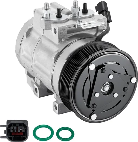 Vista 30 de BDFHYK Compresor de aire acondicionado con embrague compatible con Ford F-250 F-350 Super Duty 6.2L 2017-2019, F-450 F-550 Super Duty 6.8L